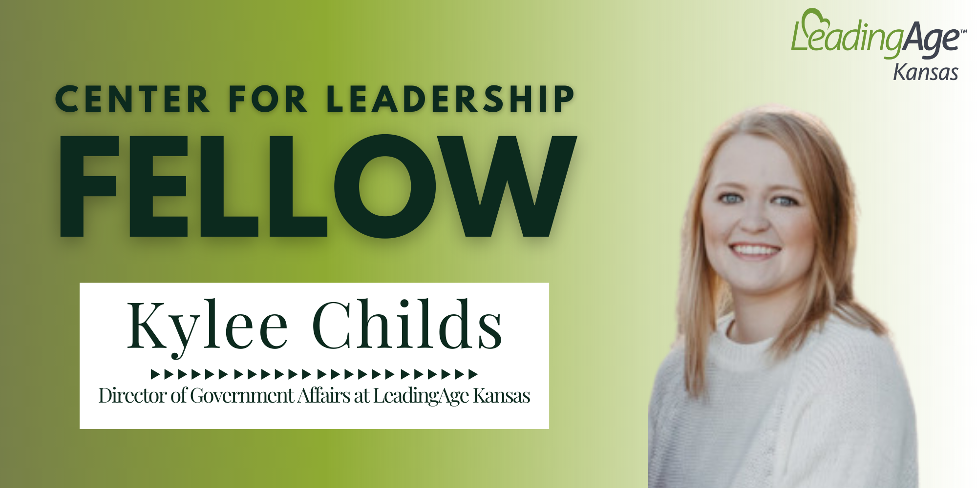 Kylee Childs, Director of Government Affairs at LeadingAge Kansas